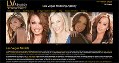 Desktop Screenshot of lvmodels.com